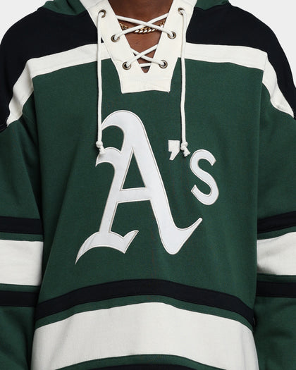 47 Brand Oakland Athletics Superior Lacer Hoodie Dark Green