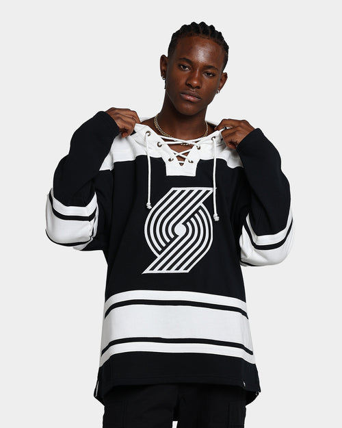 47 Brand Portland Trail Blazers Superior Lacer Hoodie Jet Black