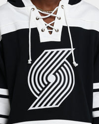 47 Brand Portland Trail Blazers Superior Lacer Hoodie Jet Black
