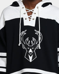47 Brand Milwaukee Bucks Superior Lacer Hoodie Jet Black