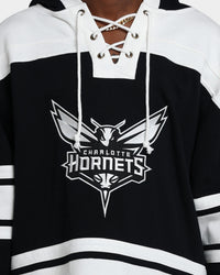 47 Brand Charlotte Hornets Superior Lacer Hoodie Jet Black