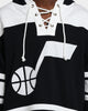 47 Brand Utah Jazz Superior Lacer Hoodie Jet Black
