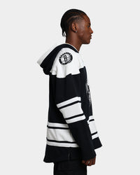 47 Brand Brooklyn Nets Superior Lacer Hoodie Jet Black