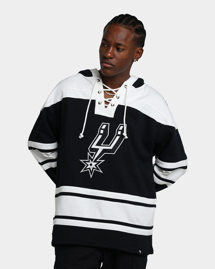 47 Brand San Antonio Spurs Superior Lacer Hoodie Jet Black