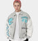 Loiter Ethereal Varsity Jacket Light Grey