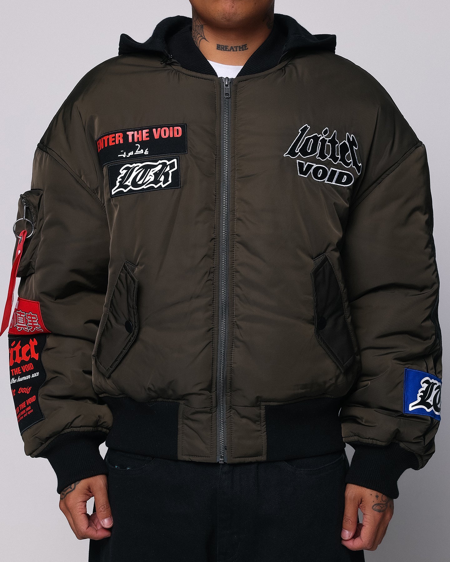 ジャケット・アウター NO MASS PROD 01 VOID BOMBER JACKET NO MASS PROD 01 VOID BOMBER JACKET