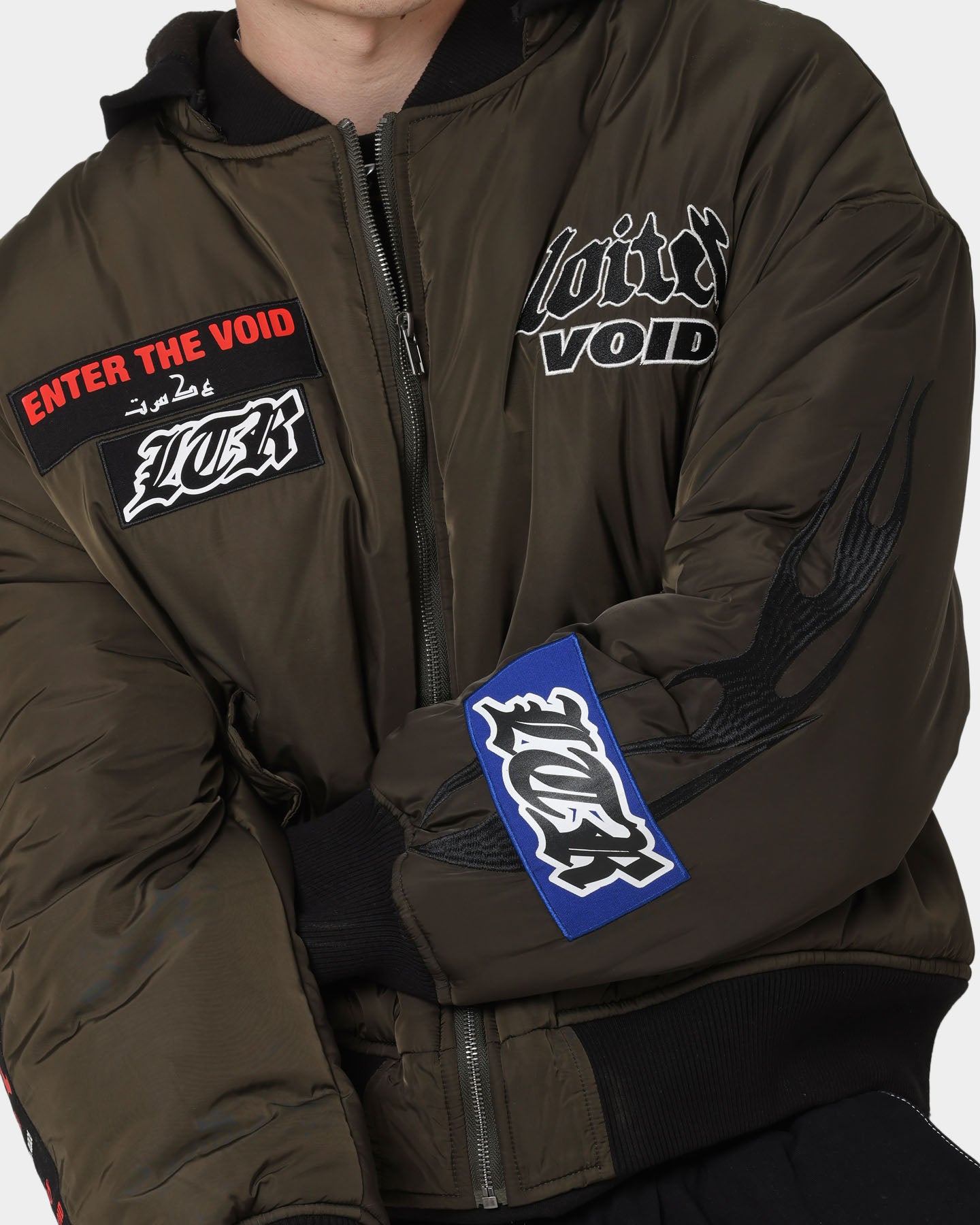 Loiter Void Bomber Jacket Green | Culture Kings US