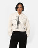 Calvin Klein Women's Blown Up CK Hoodie Ivory