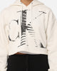 Calvin Klein Women's Blown Up CK Hoodie Ivory