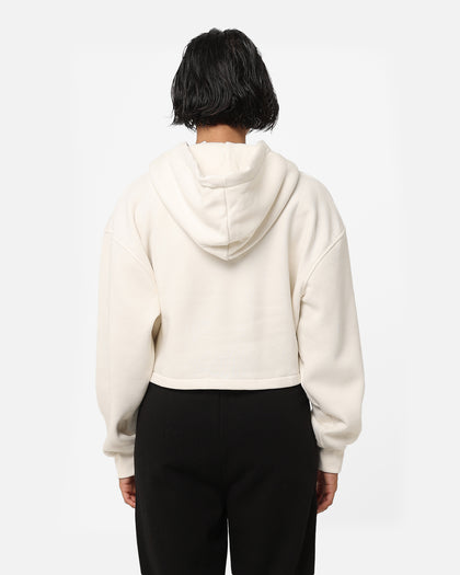 Calvin Klein Women's Blown Up CK Hoodie Ivory