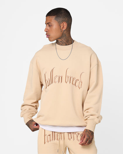 Fallen Breed Logo Crewneck Nude