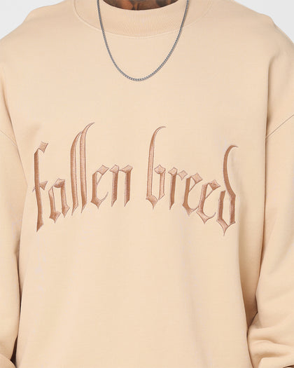 Fallen Breed Logo Crewneck Nude