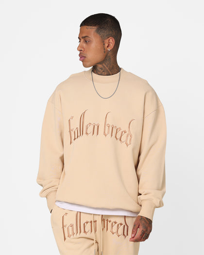 Fallen Breed Logo Crewneck Nude