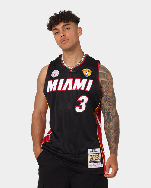 Mitchell & Ness Dwyane Wade Miami Heat '12-'13 Jersey Black