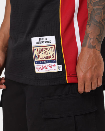Mitchell & Ness Dwyane Wade Miami Heat '12-'13 Jersey Black