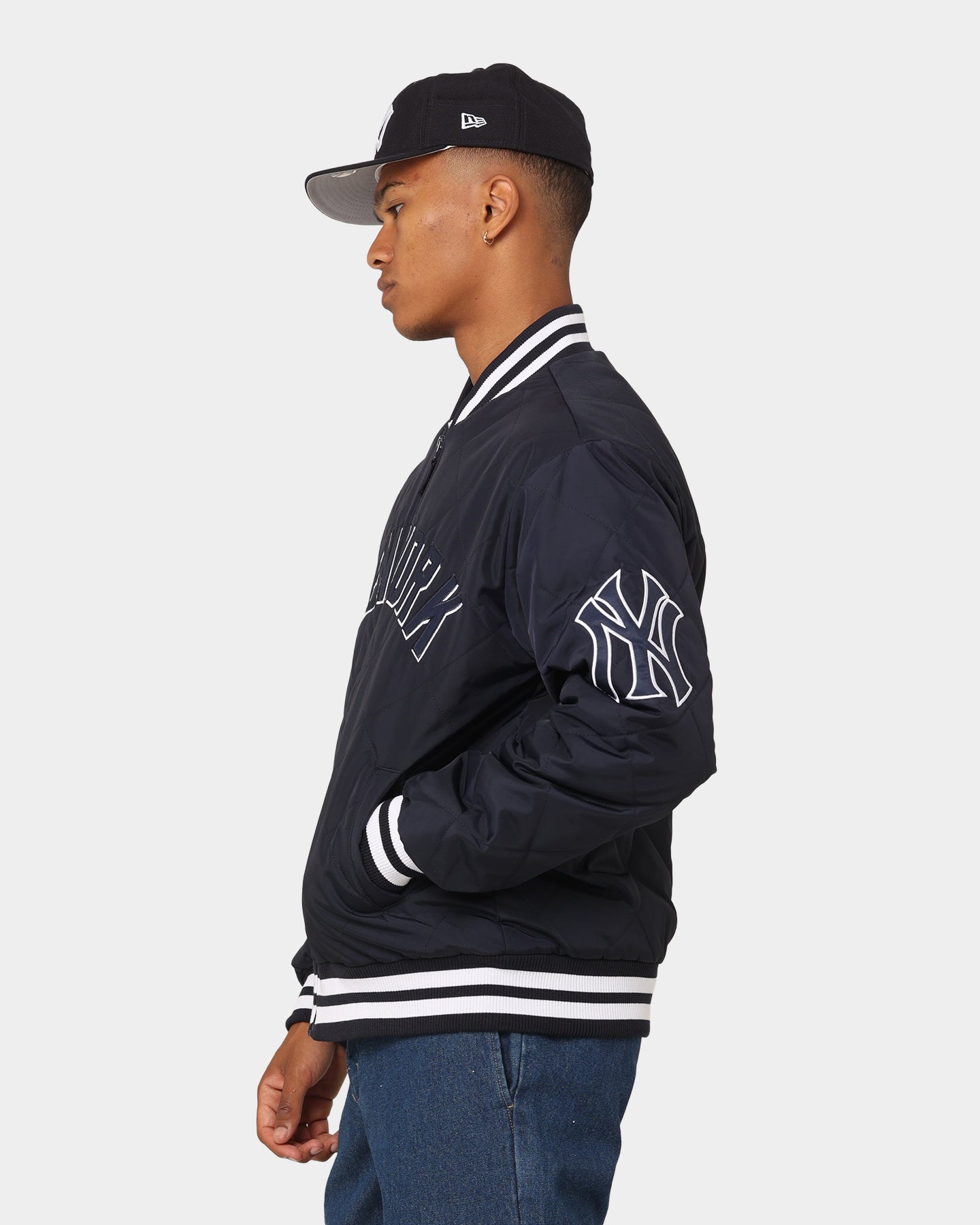Majestic Athletic New York Yankees Tonals Quilted Varsity Jacket
