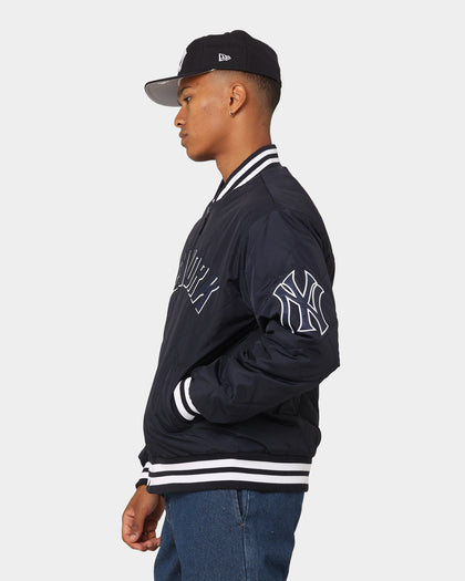 Majestic Athletic New York Yankees Tonals Quilted Varsity Jacket True Navy