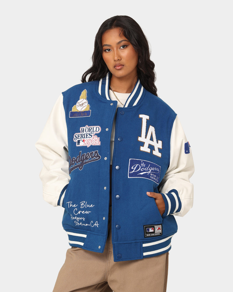 Majestic Athletic Los Angeles Dodgers Multi Hit Varsity Jacket Royal
