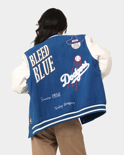 Majestic Athletic Los Angeles Dodgers Multi Hit Varsity Jacket Royal