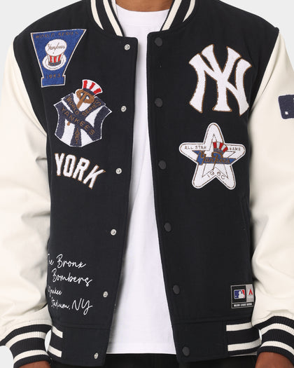 Majestic Athletic New York Yankees Multi Hit Varsity Jacket True Navy