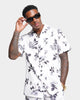 XXIII Milo Floral Button Up Shirt White