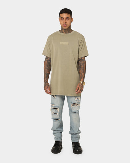 Saint Morta Meteor Lafayette T-Shirt Vintage Khaki