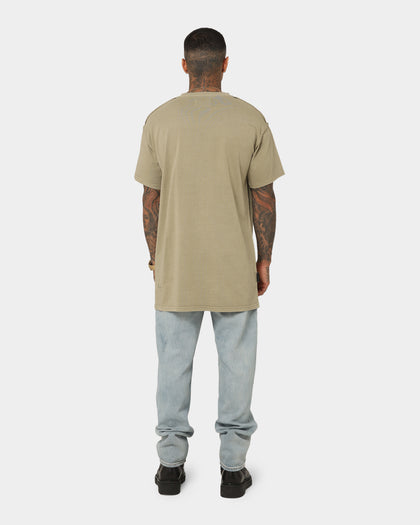 Saint Morta Meteor Lafayette T-Shirt Vintage Khaki