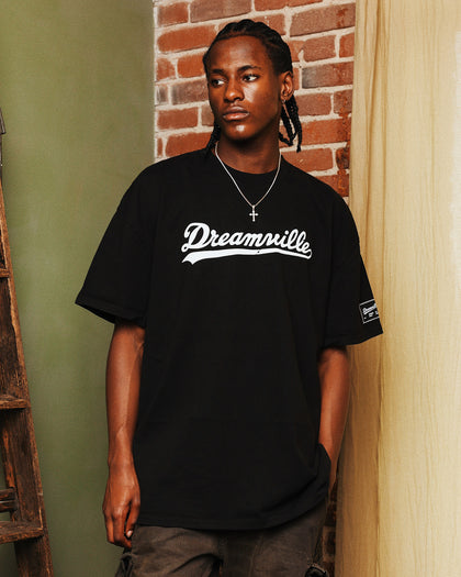 Dreamville Dreamville Logo Vintage T-Shirt Black