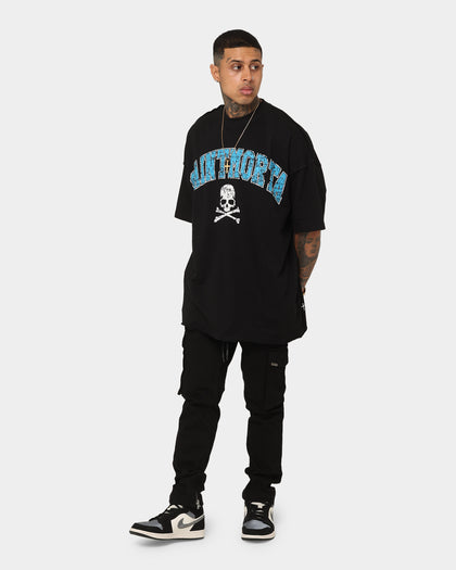 Saint Morta Members Club Boxy T-Shirt Black/Blue