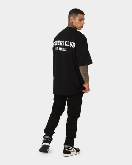 Saint Morta Members Club Boxy T-Shirt Black/Blue