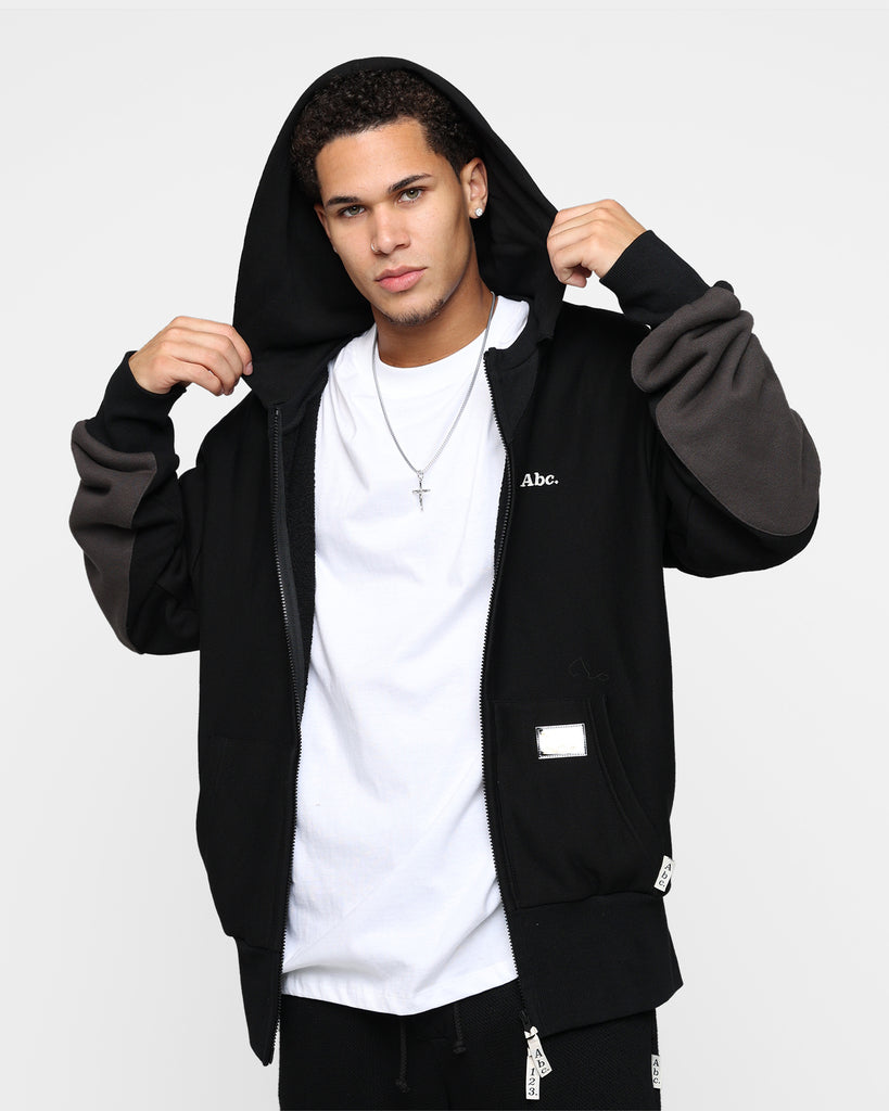 Advisory Board Crystals ABC. 123. Tri-Tone Zip-Up Hoodie Anthracite Bl ...