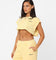 Adidas Women's Must Crop T-Shirt Almost Yellow