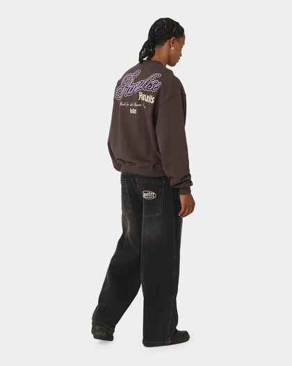 Loiter Paradise Crewneck Off Black