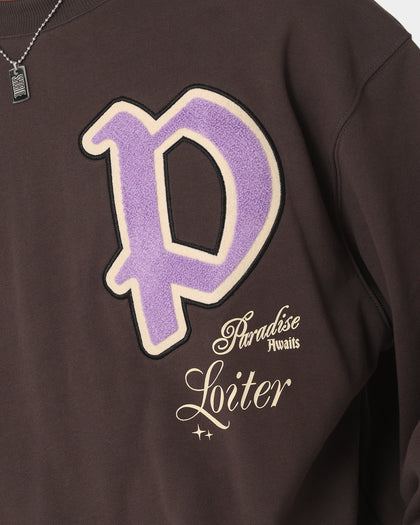 Loiter Paradise Crewneck Off Black