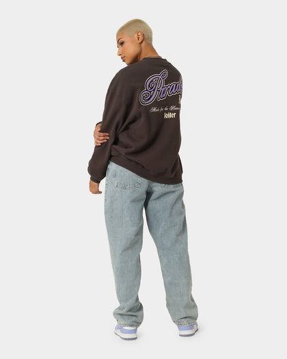 Loiter Paradise Crewneck Off Black