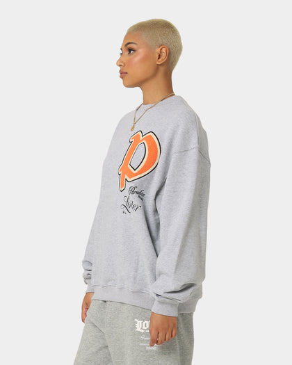 Loiter Paradise Crewneck Grey Marle