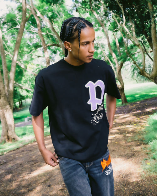Loiter Paradise T-Shirt Black