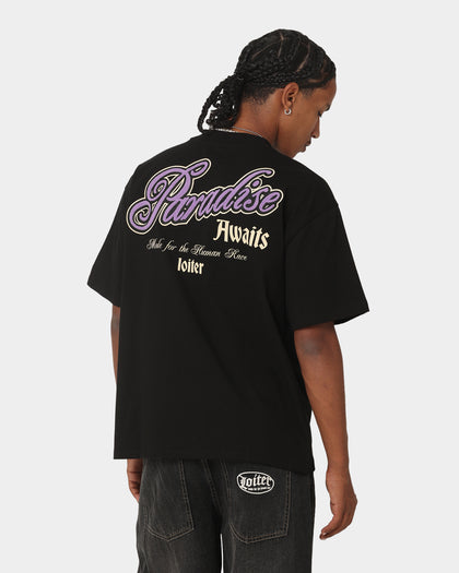 Loiter Paradise T-Shirt Black