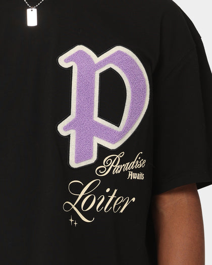 Loiter Paradise T-Shirt Black