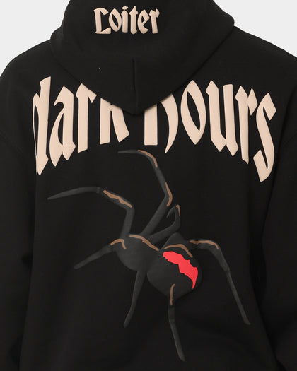 Loiter Dark Hours Hoodie Off Black