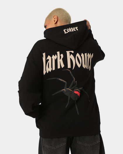 Loiter Dark Hours Hoodie Off Black