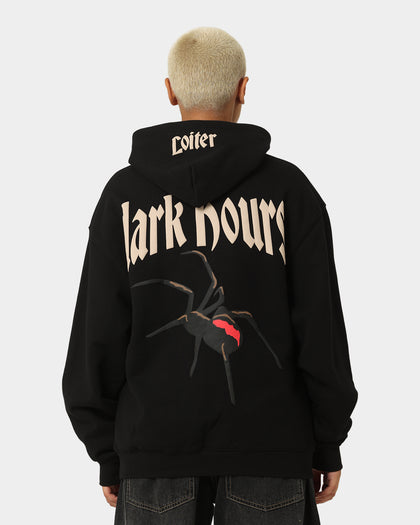 Loiter Dark Hours Hoodie Off Black