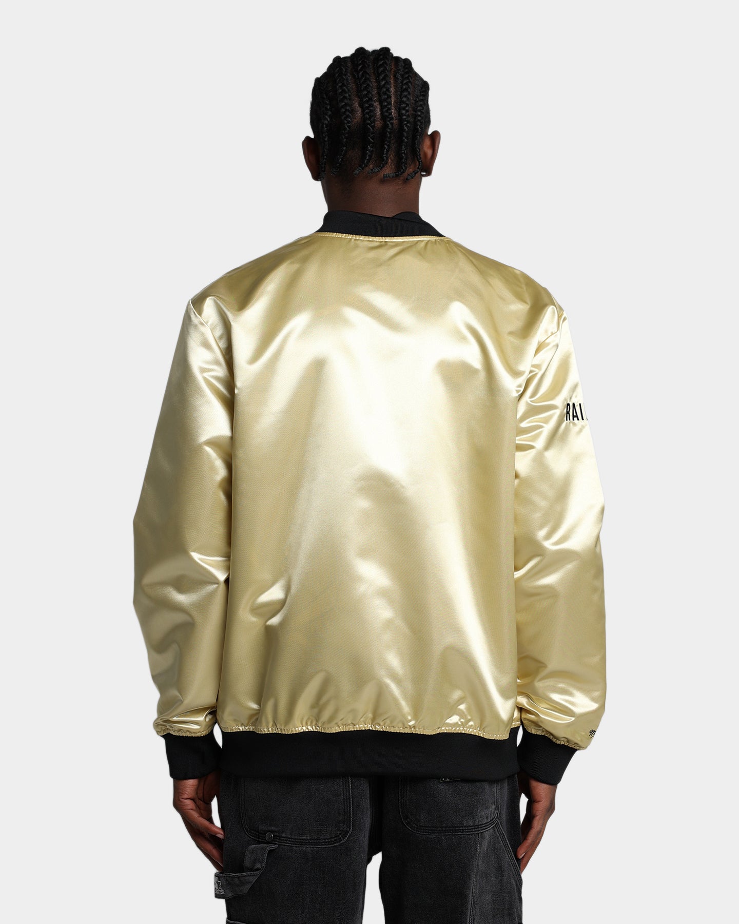 Mitchell & Ness Las Vegas Raiders Fashion Lightweight Satin Jacket