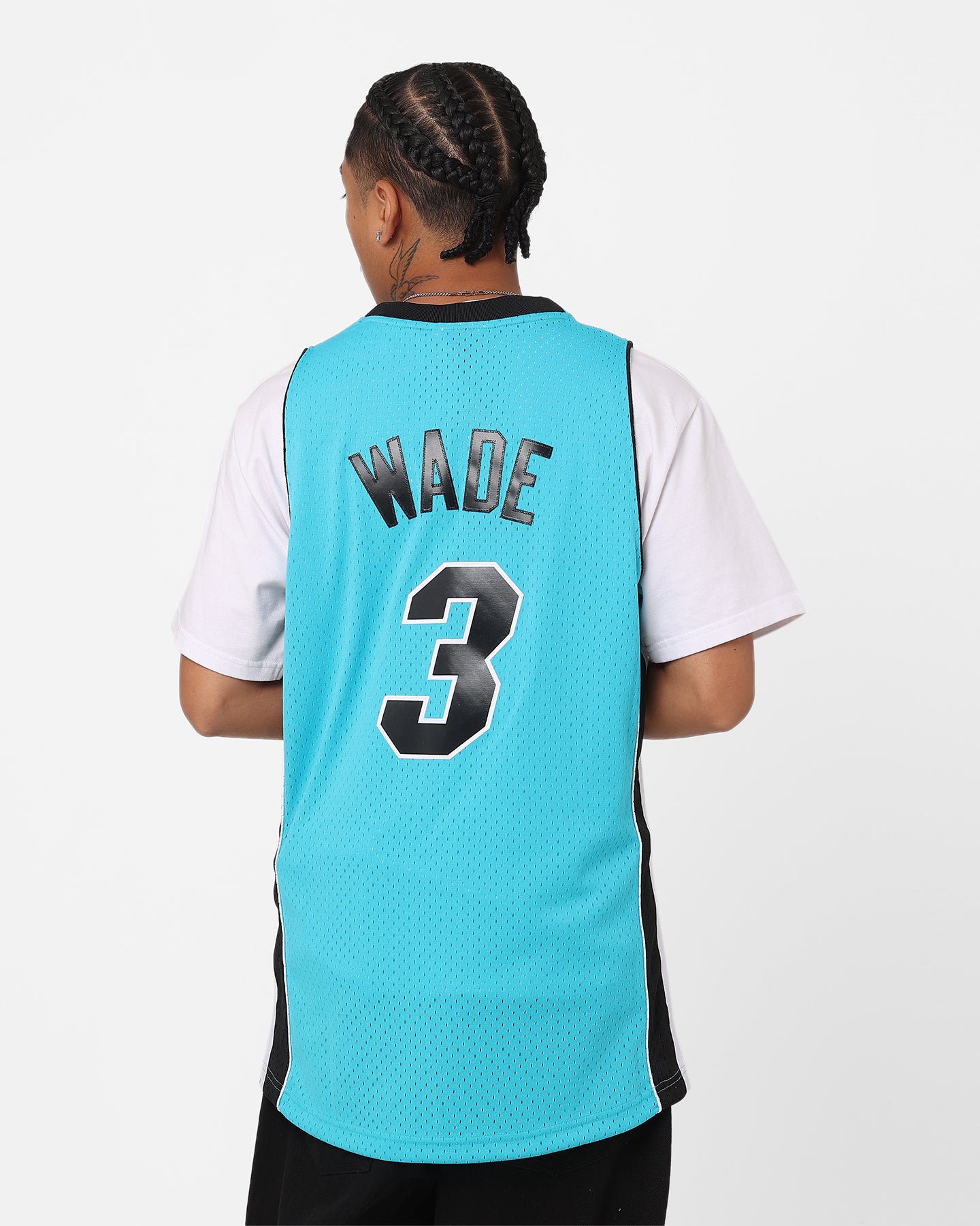 Mitchell & Ness Dwyane Wade Miami Heat Neon Tropical Swing Jersey