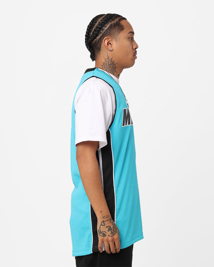 Mitchell & Ness Dwyane Wade Miami Heat Neon Tropical Swing Jersey Neon Blue