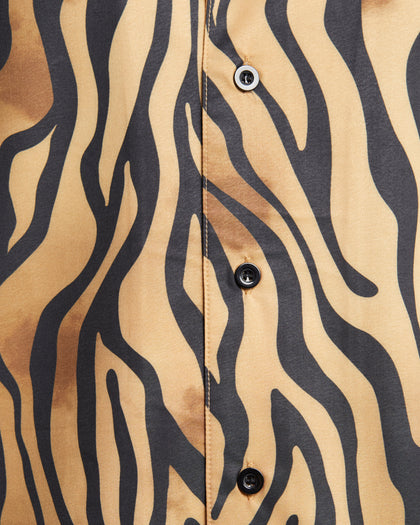 XXIII Zeera Button Up Shirt Zebra
