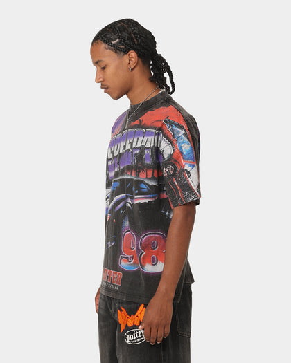 Loiter Interceptor Vintage T-Shirt Vintage Black