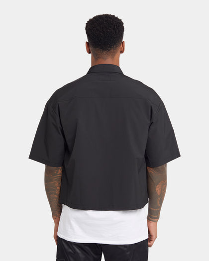 XXIII Felix Cropped Button Up Shirt Black
