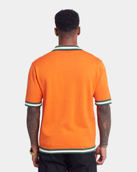 XXIII Diego Button Up Shirt Orange/Green