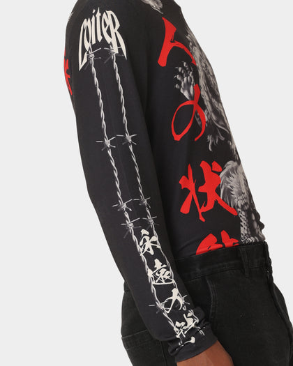 Loiter Drago Long Sleeve T-Shirt Black